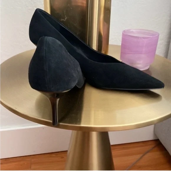 Violeta by Mango Suede Heels Size 41 - Picture 2 of 5